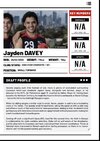 Jayden Davey Rookie Me Central Draft Profile