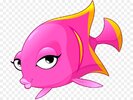 transparent-pink-fish-cartoon-clip-art-fish-5d98002ba21957.231947931570242603664.jpg