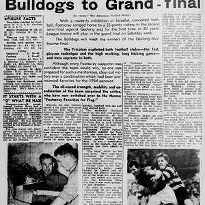 10a. Footscray Football Club - Report [1] - Footscray Advertiser - 17 Sep 1954 copy.png