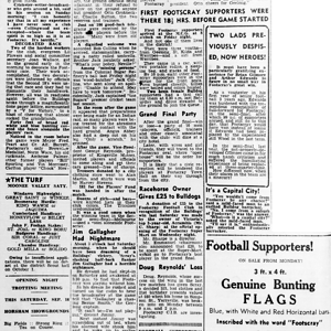 12a. Footscray Football Club - Report [3] - Footscray Advertiser - 17 Sep 1954 copy.png