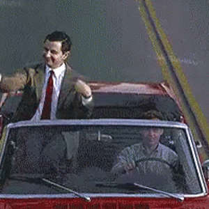 mr bean finger - car open.gif